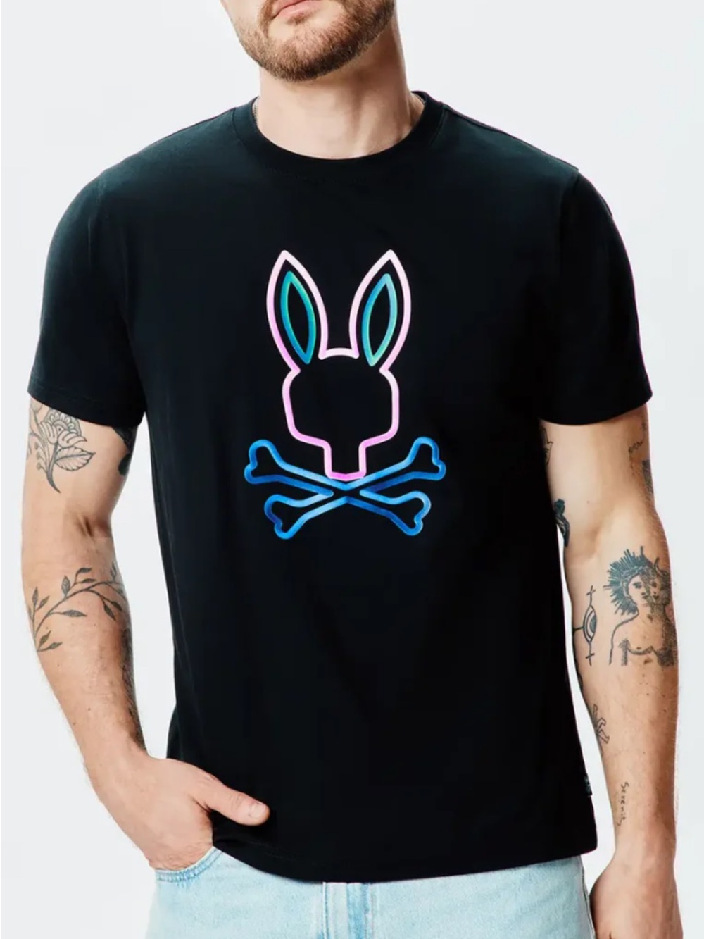 Psycho bunny men’s Dayton graphic tee size 5